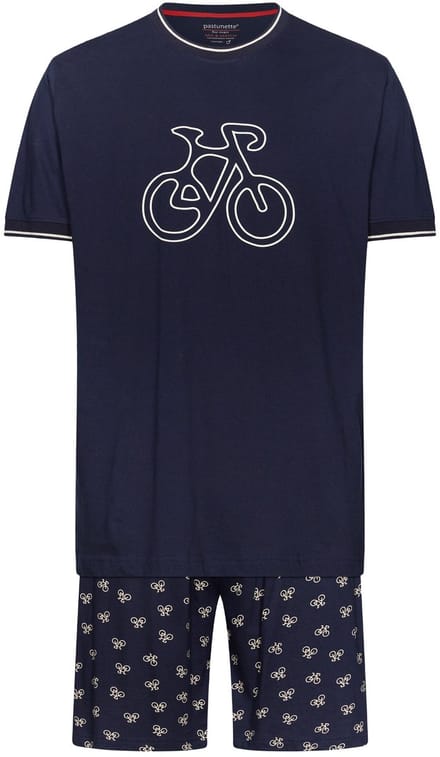 Pastunette - Shortama - Night Ride - Katoen - Blauw - Maat 104