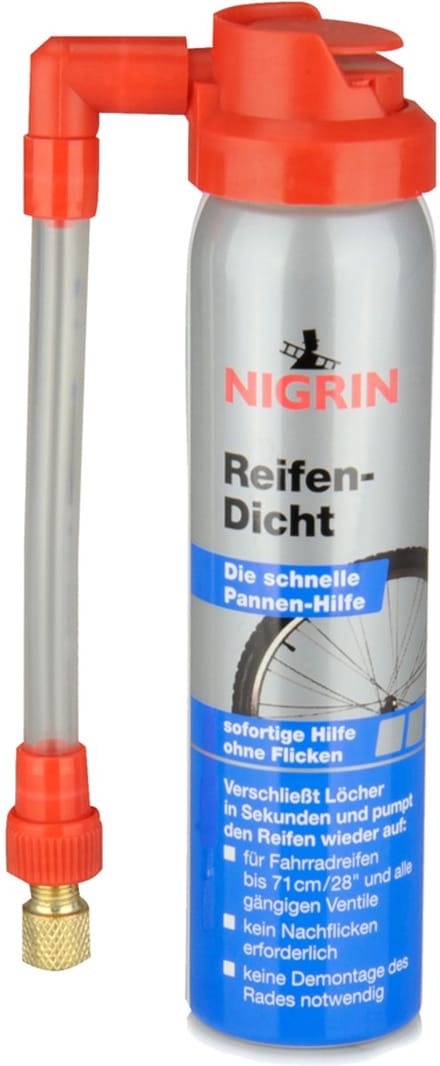 NIGRIN Bike Care BandenDicht - pechspray bandenhulp - 75 ml
