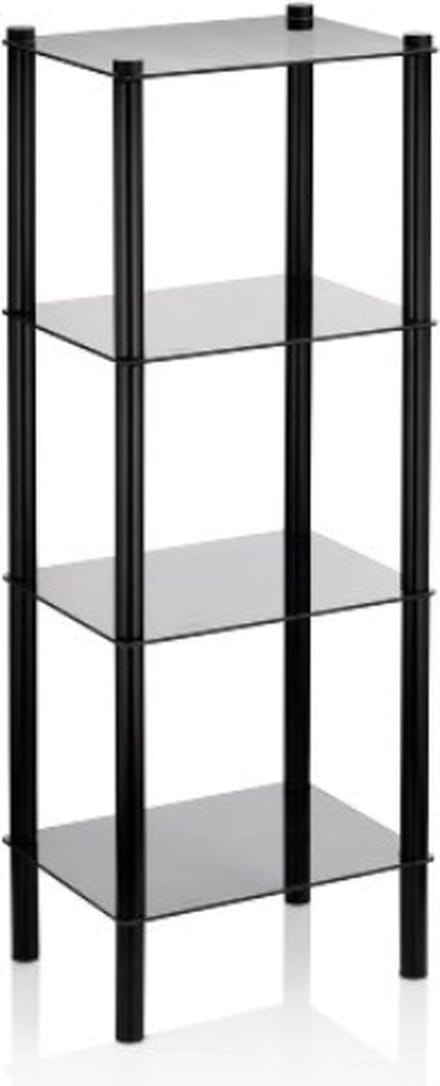 Kast, 107 cm, Hoog, Metaal, Zwart - Kela | Lars
