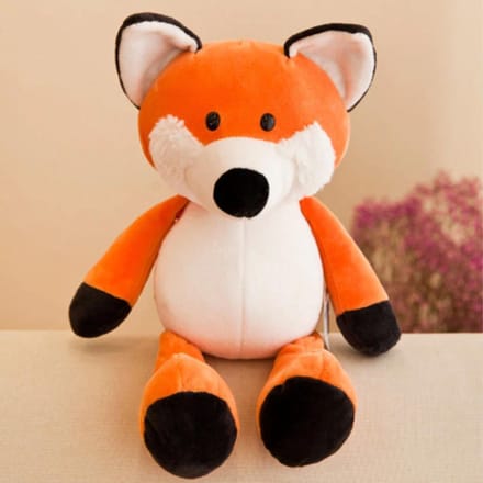 DW4Trading Knuffel Vos - Dierenknuffels - Knuffelbeesten - Pluche Speelgoed - 25 cm