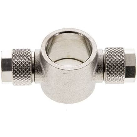 8x6 & G3/8'' Vernikkeld Messing Banjo T-Opsteekkoppeling