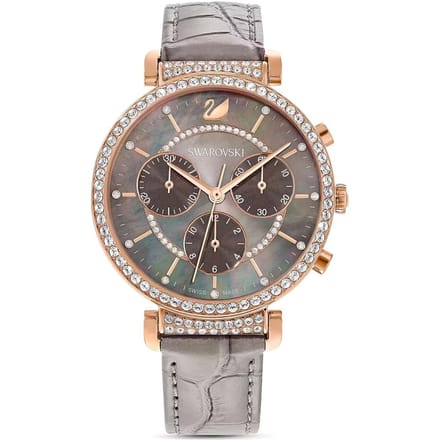 Swarovski 5580348 Passage Chronograaf Rosé Tonaliteit Dameshorloge 36 gray