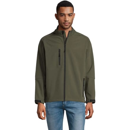 SOL'S Men´s Softshell Jacket Relax L866 - Army - L