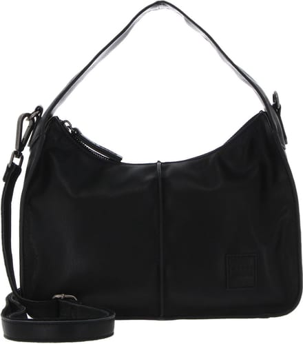 FREDsBRUDER Leren Schoudertas FB Hand bag Black Zwart