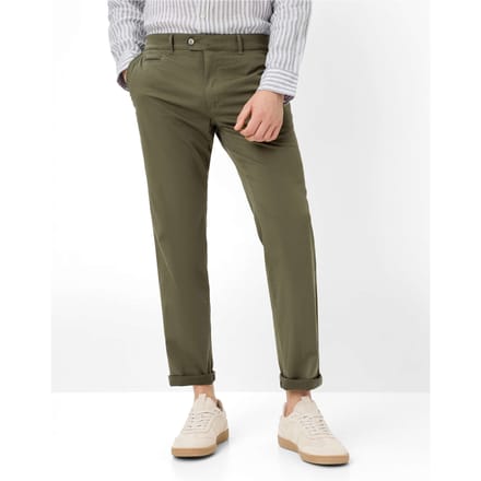 Brax Heren Chino  Style EVEREST OLIVE Groen Olijf, groen - olijf, maat 56