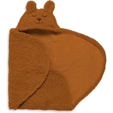 Jollein Wikkeldeken Bunny 100x105cm - Caramel