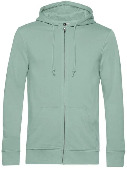 Hooded sweatshirt met rits B&C Organic