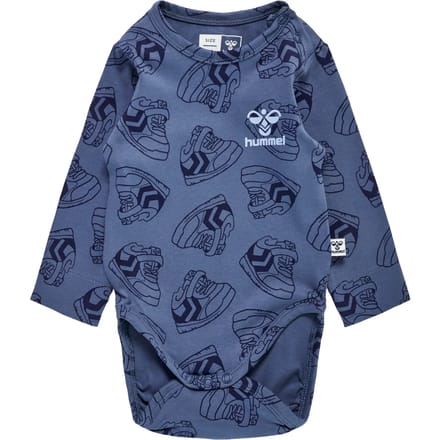 Hummel kinderbody met lange mouwen Hmlsneaker L/S 221108