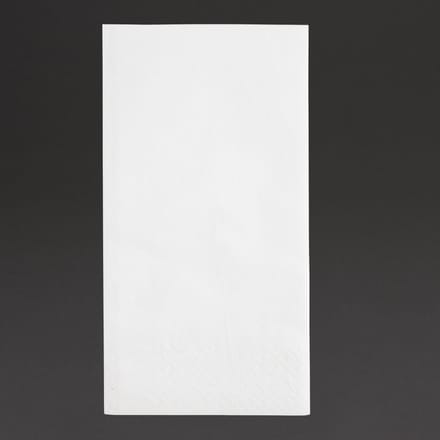 Fiesta recyclebare lunch servetten 330x330mm 2laags 1/8 vouw wit (2000 stuks)