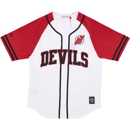 NHL Practice Day-shirt met knoopsluiting voor heren, Nejdev, wit
