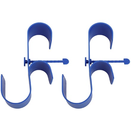 2 PCS Crochets de Clôture de Piscine Support Mural Multifonctionnel pour Outils de Piscine pour Tuyaux Brosses Balais