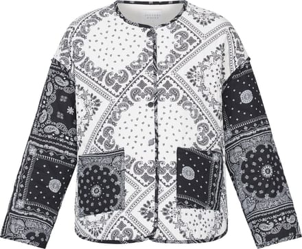 SISTERS POINT Viena-ja2 - Dames Jas - Cream/Black - Maat M