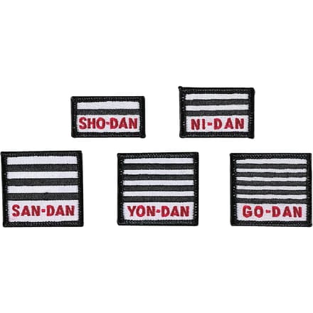 Badges - riem strepen Danrho 4.Dan - Yon Dan
