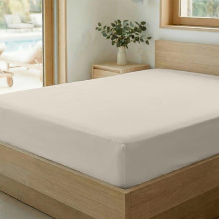 Zelesta Special Cooling Serene Hoeslaken - Crèmewit 90x200cm