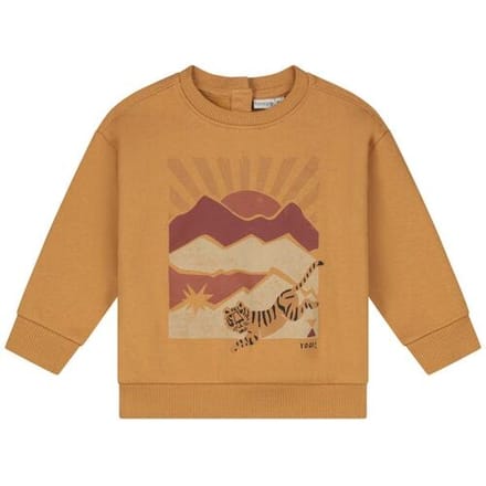 Prénatal baby sweater Dark Spice Yellow 68 heren