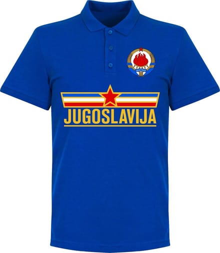 Joegoslavië Team Polo- Blauw - M