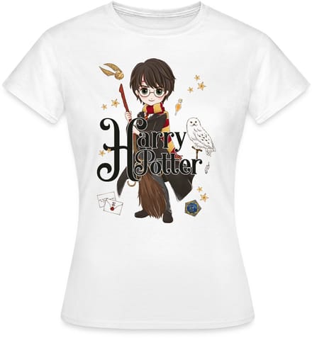 Harry Potter Onderdelen T-Shirt Dames