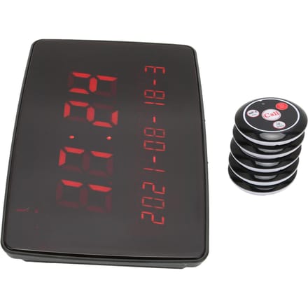 Système d'appel sans fil pour restaurant, téléavertisseur, diffusion vocale, hôte, 30 boutons d'appel pour bar EU Plug
