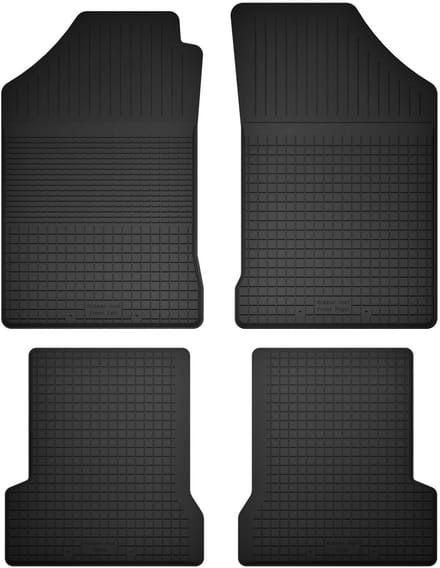 Wielganizator BasicProtect Serie - Rubber Automatten - Saab 900 II - Korytkowe - 4 Stuks