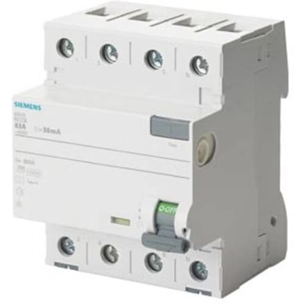 Siemens 5SV33463 5SV3346-3 Aardlekschakelaar F 63 A 0.03 A 400 V