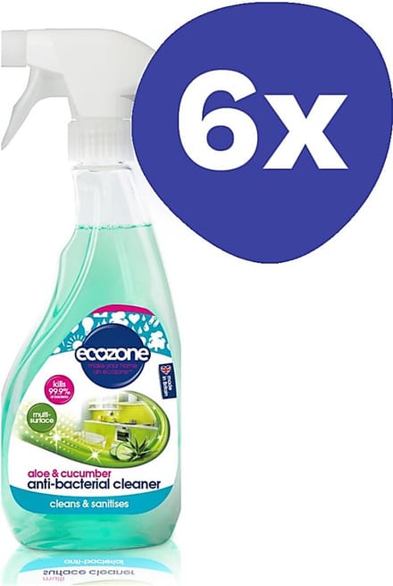 Ecozone Multireiniger, geschikt alle ondergronden 3 in 1 (6x 500ml)
