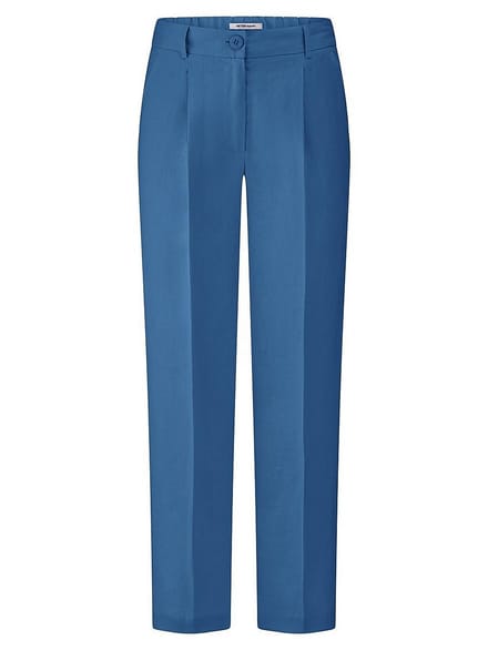 Enkellange broek Van Peter Hahn blauw