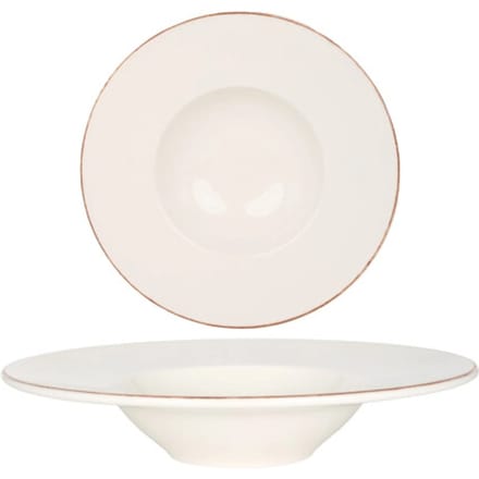Bonna Pasta Bord - Retro - Porselein - 28 cm 400 cc - set van 2