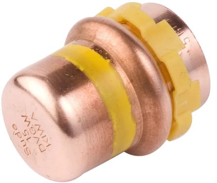 VSH SudoPress Koper Gas Eindkap i 22 Type SPG5301V, 6674844
