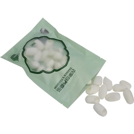 30 stuks Gezichtsreiniging Natuurlijke Zijde Cocons Mee-eter Verwijdering Exfoliërende Zijderupsballen gray
