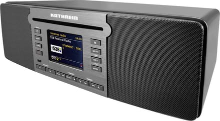 Kathrein DAB+ 100 Tafelradio FM, DAB+ DAB+, FM, Bluetooth, WiFi, CD Zwart