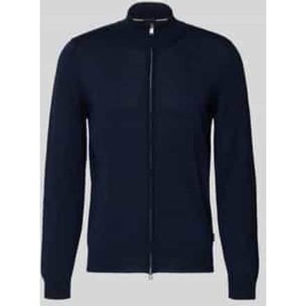 Cardigan met labeldetail, model 'Balonso'