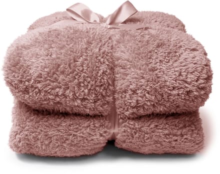 Unique Living - Teddy plaid 150x200cm oud roze
