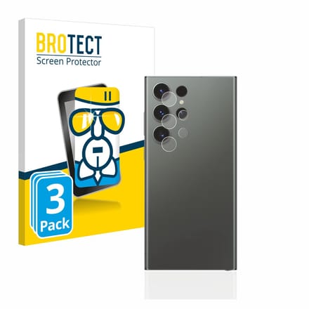 Screenprotector 3 Stuks voor Samsung Galaxy S23 Ultra (ALLEEN Camera Lens) Beschermglas transparant