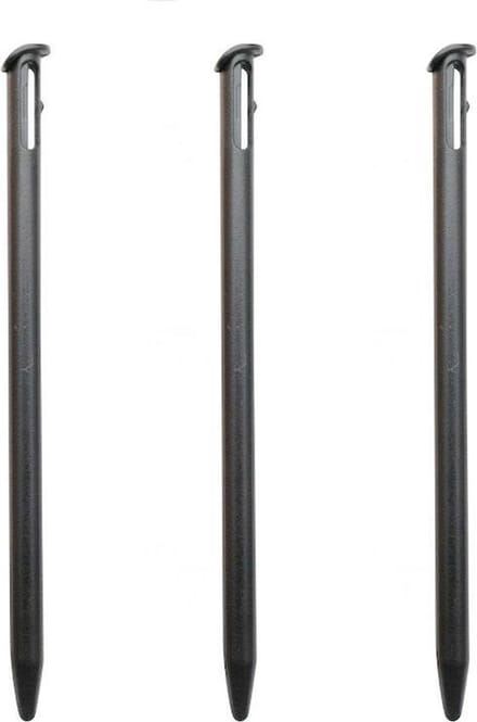 3x Stylus pen geschikt voor New Nintendo 3DS Zwart