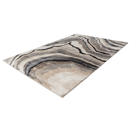Vloerkleed Bologna 461 grijs – 120 x 170 cm – polypropyleen & polyester, machinegeweven