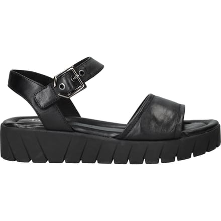 Tamaris - Sandalen Plat Zwart 39
