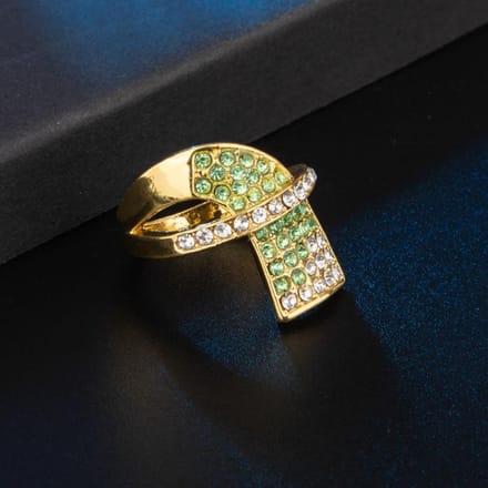 Pierre précieuse Jade Jaune Jade Naturel Bague de Mariage Tendance Bijou No. 13 beige