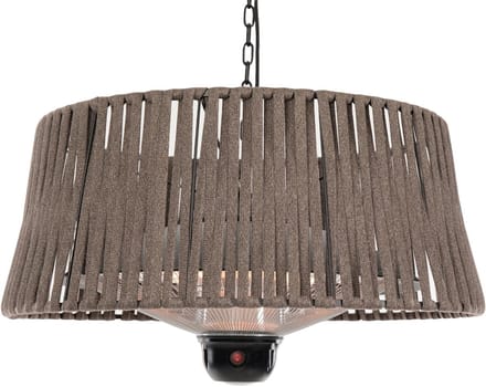 Hangende Verwarmer - Terraskachel - Terras Verwarmen - Instelbare Warmtestanden - 15 m² - Bruin