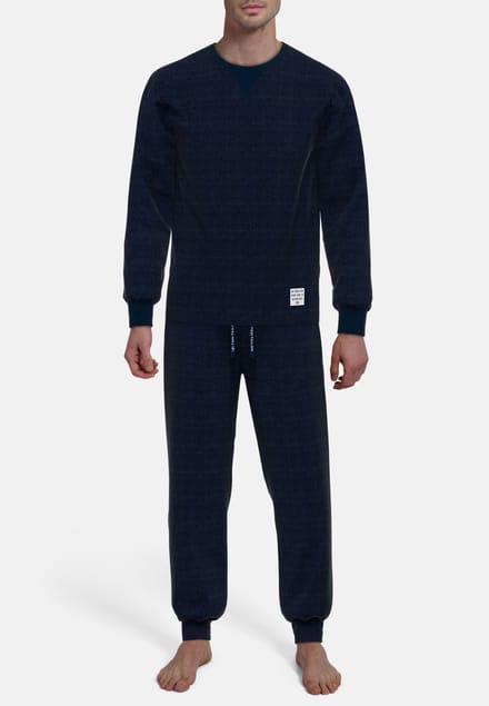 Tom Tailor pyjama lange broek rhodos dark blue