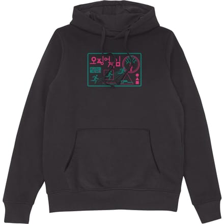 Squid Game Red Light Green Light Hoodie - Black - M
