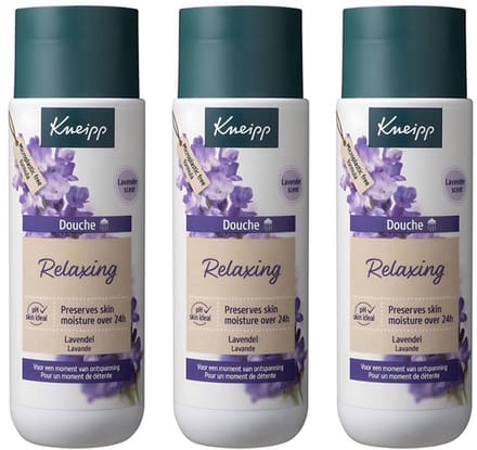 Kneipp Douchegel - Relaxing Lavendel - 3 x 200 ml Voordeelverpakking