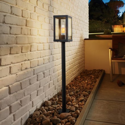 EGLO Alamonte 1 Staande lamp Buiten - E27 - 101,5 cm - Zwart