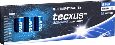 Tecxus LR6 AA Mignon Alkaline Batterij 12 Stuks