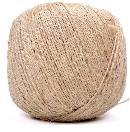 Sisal touw 2/600 - bindtouw 2 draads - 2.5kg ( 2-3mm / 750mtr)