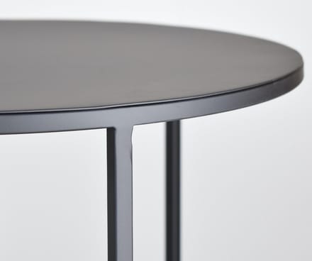 LOFT42 Elvy Set Bijzettafels Rond - Zwart - Ø49x52