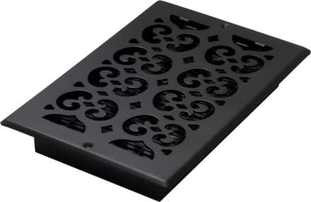 Vloerregister 6x10 Inch met Scroll Design in Staal voor Wand en Plafond
