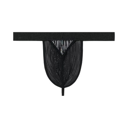 WOH heren microfiber G-string pure seduction zwart