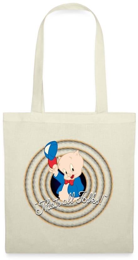 Looney Tunes Porky Pig Tas Van Stof Schoudertas