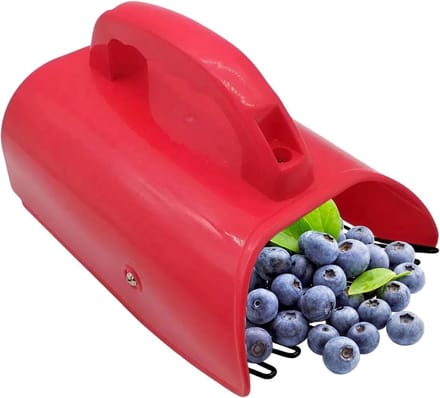 Bessenplukker Handvat - Fruit oogster - Efficiënt Bessen Plukken - Ergonomische Grip - 14.4cm Breed - Meerkleurig