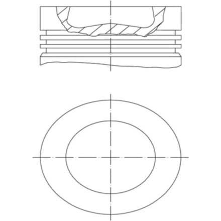 Zuiger MAHLE 028 PI 00155 002